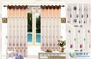 新佳源布藝簡(jiǎn)式窗簾 抽象玫瑰設(shè)計(jì)，既大方又不失浪漫