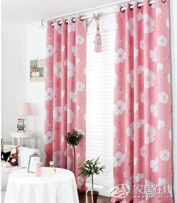 粉色系列布藝窗簾 為家居增添溫柔與浪漫